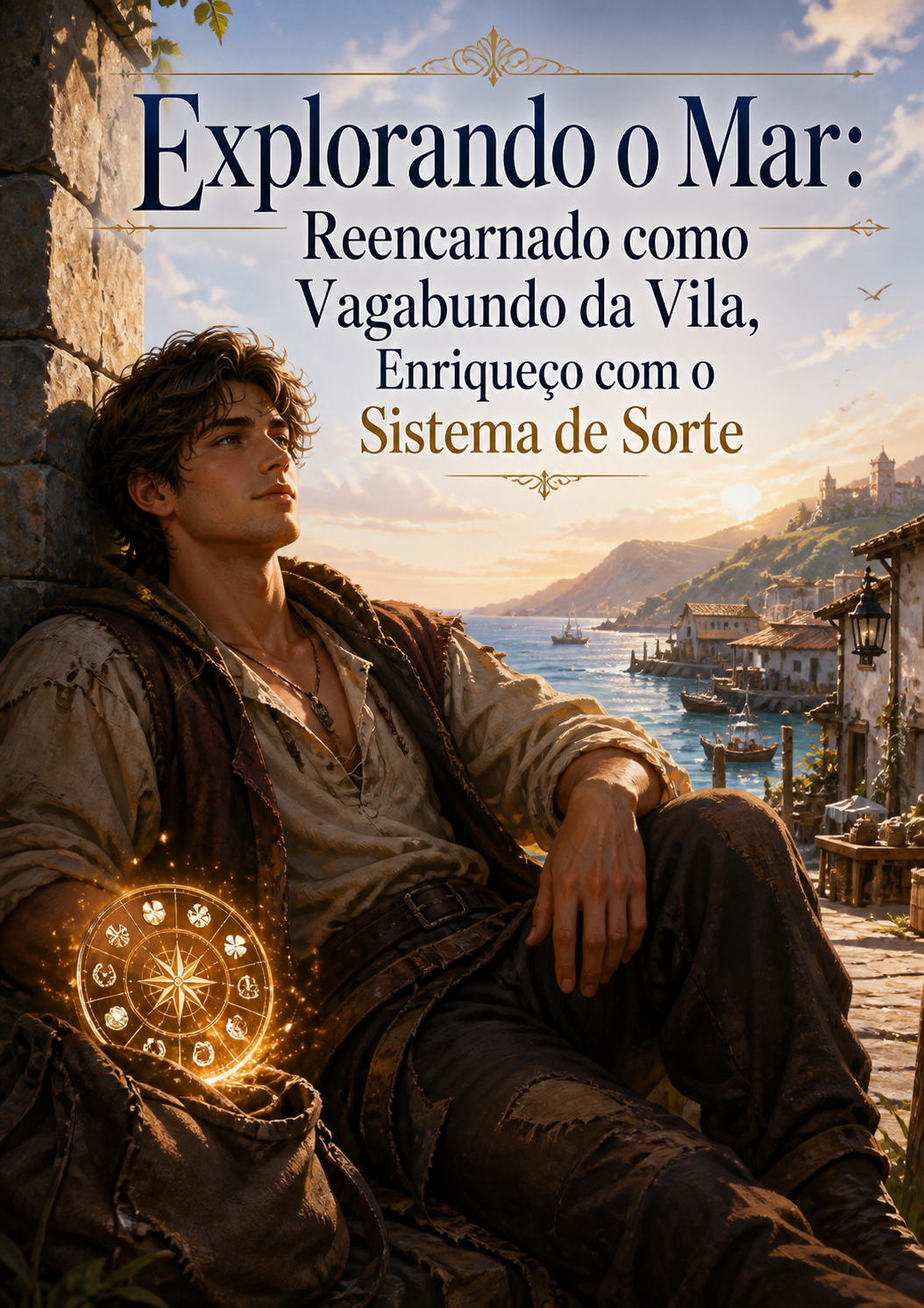 Explorando o Mar: Reencarnado como Vagabundo da Vila, Enriqueço com o Sistema de Sorte