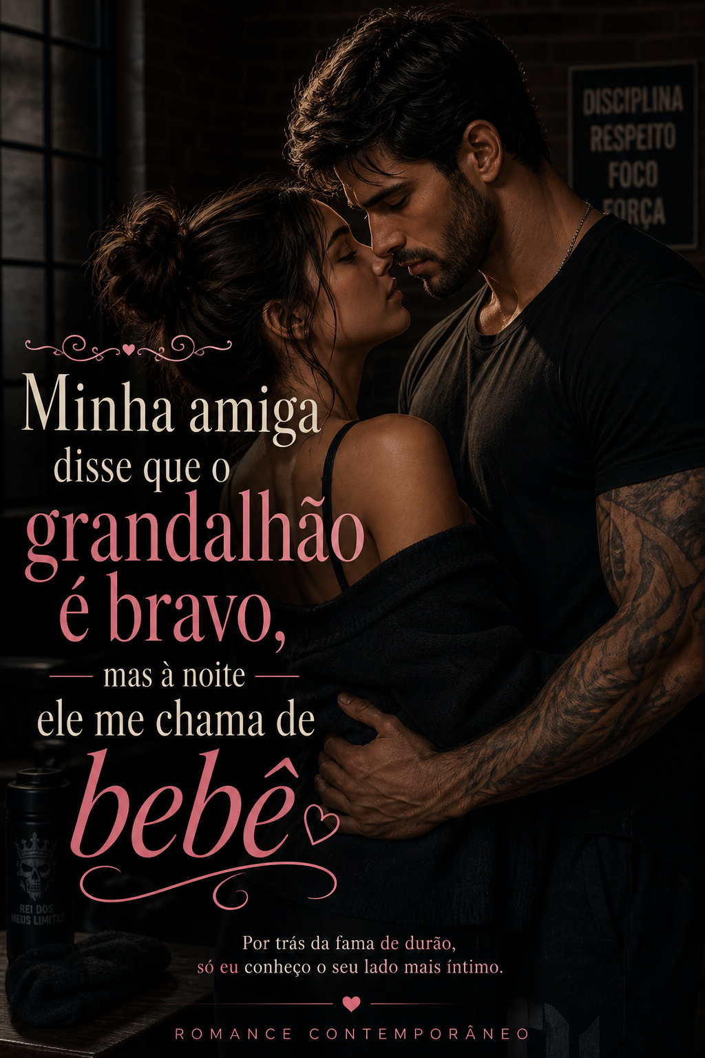 Minha amiga disse que o grandalhão é bravo, mas à noite ele me chama de bebê