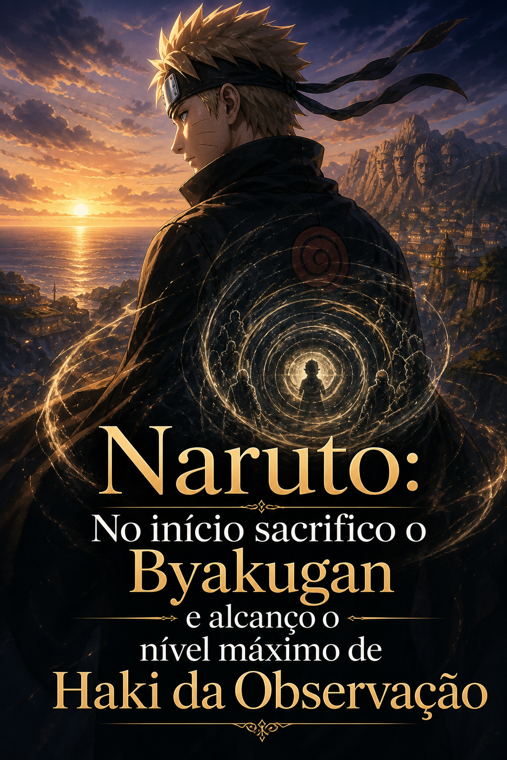 Naruto: No início sacrifico o Byakugan e alcanço o nível máximo de Haki da Observação