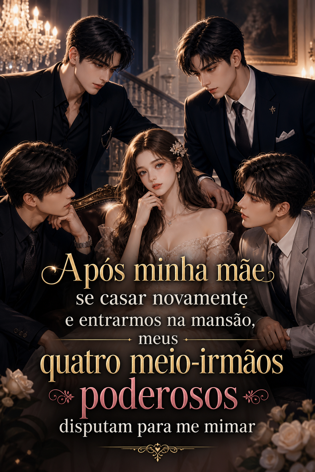 Após minha mãe se casar novamente e entrarmos na mansão, meus quatro meio-irmãos poderosos disputam para me mimar